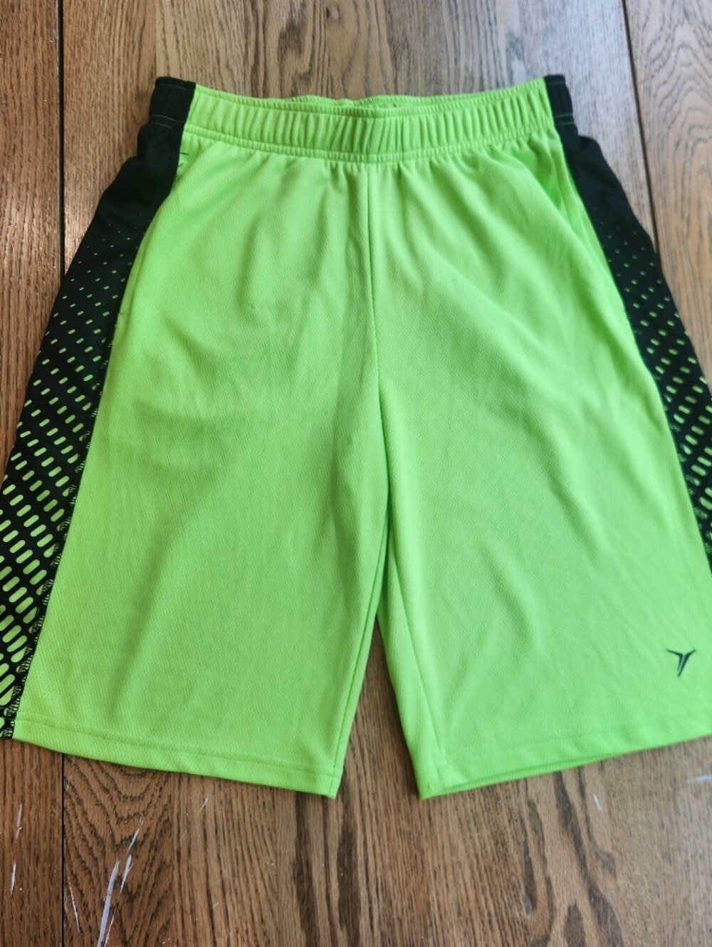 Boy's Neon Green Athletic Shorts